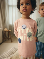 Пижама для мальчика Next B80-599, 3 шт., Молочный, Синий, Бежевый