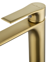 Смеситель для раковины высокий WONZON & WOGHAND BRILLIANT, Брашированное золото (WW-88019079-BG)