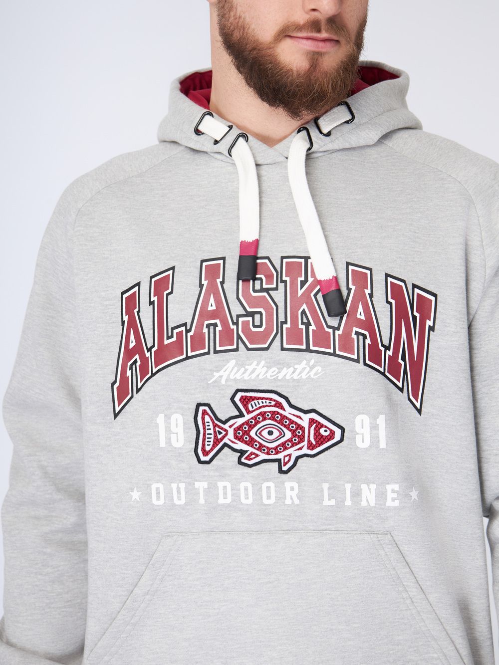 Толстовка Alaskan Promo Hoodie Gray XL