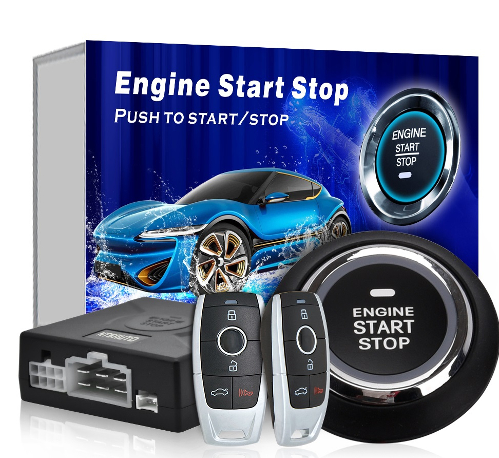 Блок управления центральным замком с кнопкой старт-стоп NTS-AUTO SSK-672 к-т