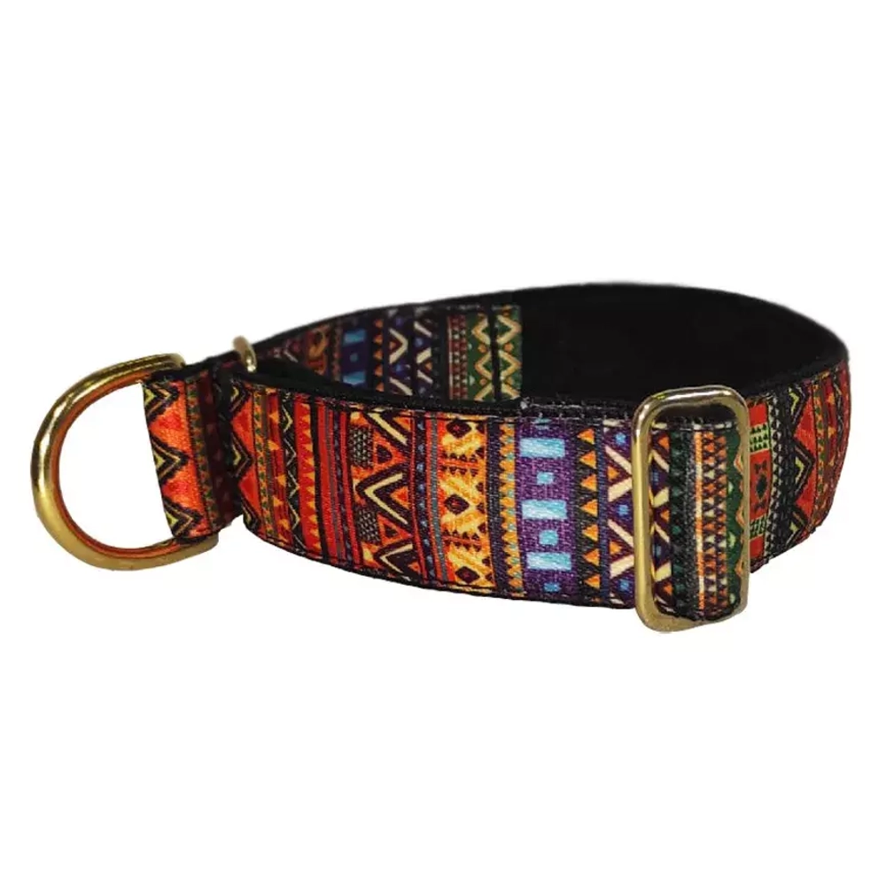 Широкий ошейник полуудавка для собак Этно  Lapalandia 40 мм