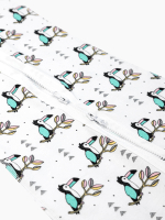 Пелёнка-кокон Mjölk Туканы, уценка