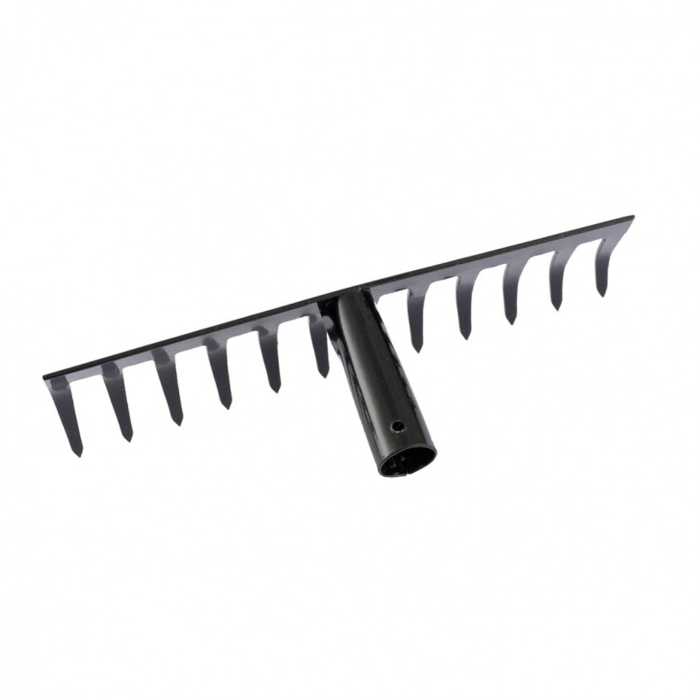Грабли стальные, 300 мм, 12 прямых зубьев, без черенка, Россия, Сибртех
