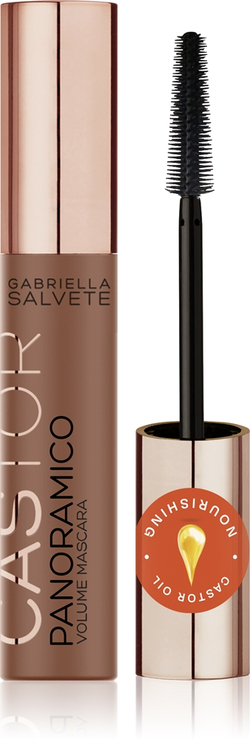 Gabriella Salvete Panoramico Castor - Тушь для ресниц, утолщающая и удлиняющая с питательным эффектом, 13 ml