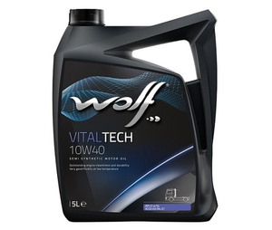 Масло моторное полусинтетическое Wolf VitalTech 10W40 5 л