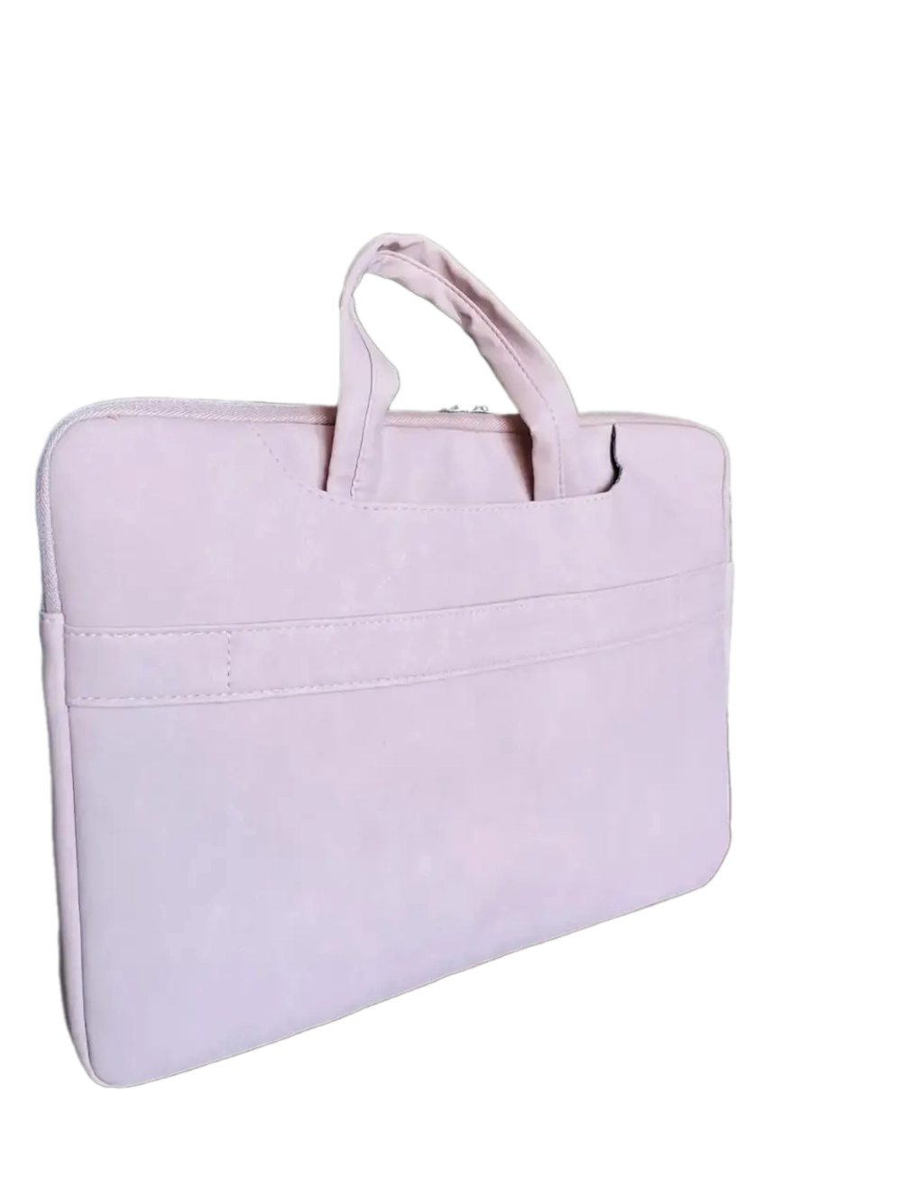 Сумка для ноутбука экокожа QOZA, розовая