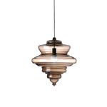 Pendant design lamp Neverending Glory La Scala by Lasvit (Brown)