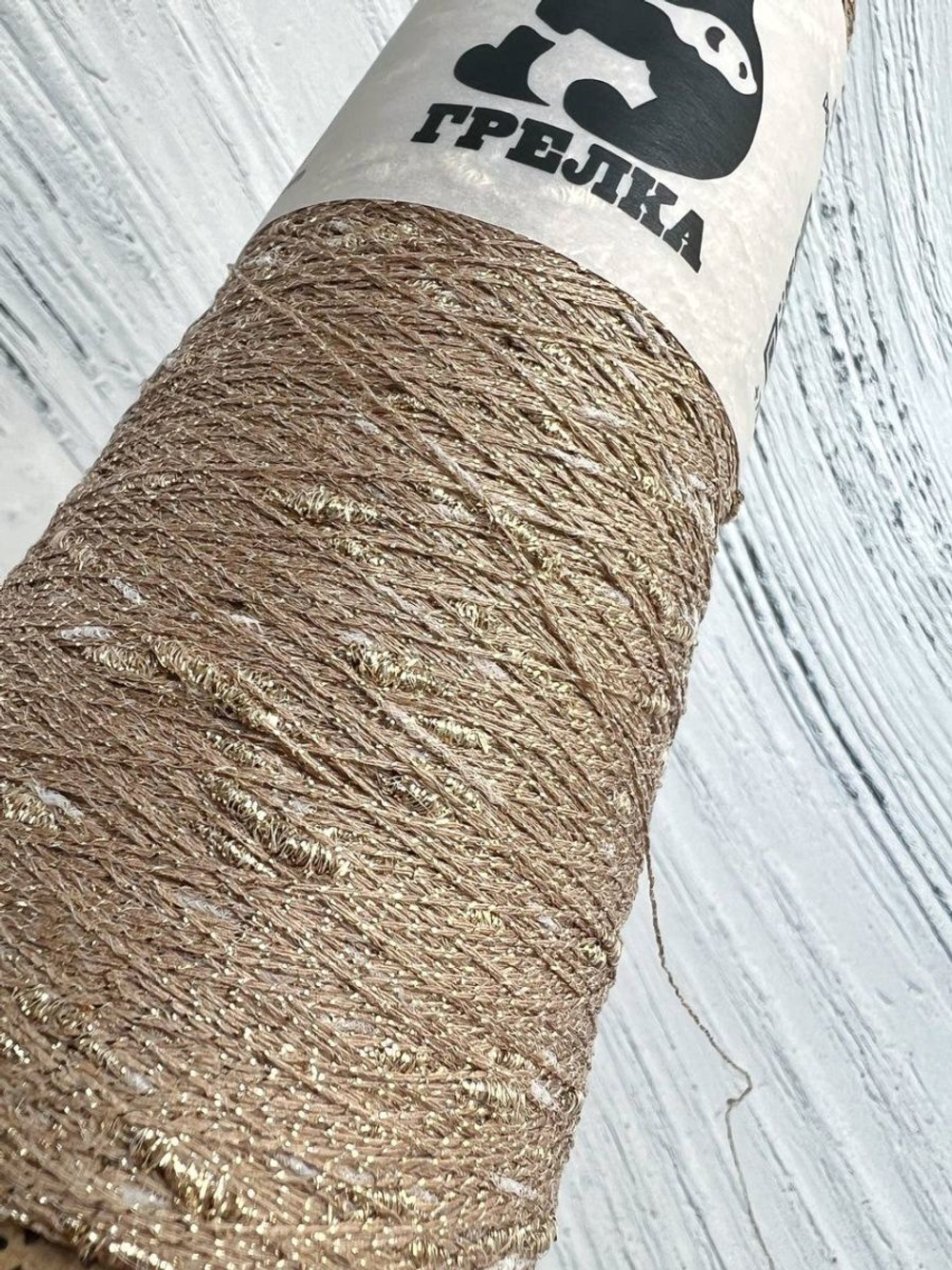 Трикотажная пряжа с люрексом Люмия