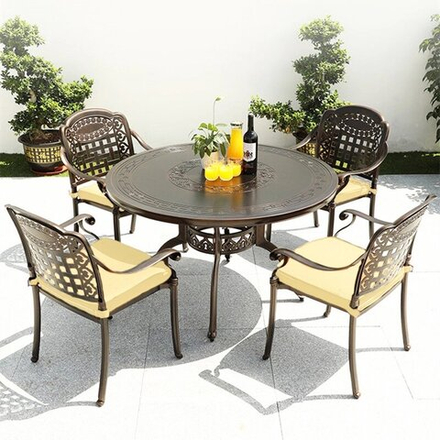 Мебель из литого алюминия Seville 4/65, античная бронза