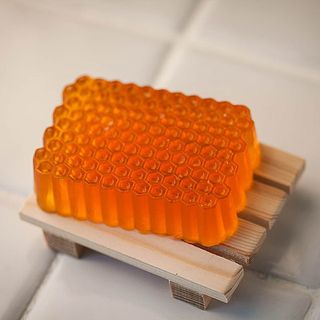 Медовые соты (прямоугольник) пластиковая форма для мыла