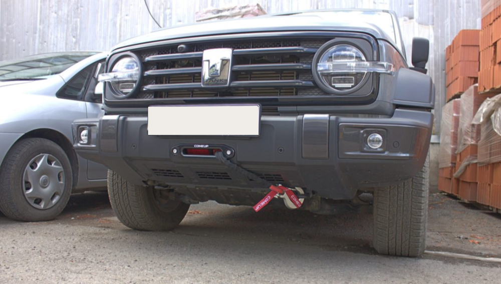 Площадка под лебедку в штатный бампер TANK 300