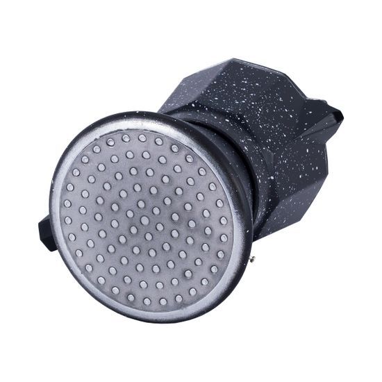 Кофеварка гейзерная 150 мл. Kamille КМ-2511MR (3 порции) из алюминия с индукционным дном