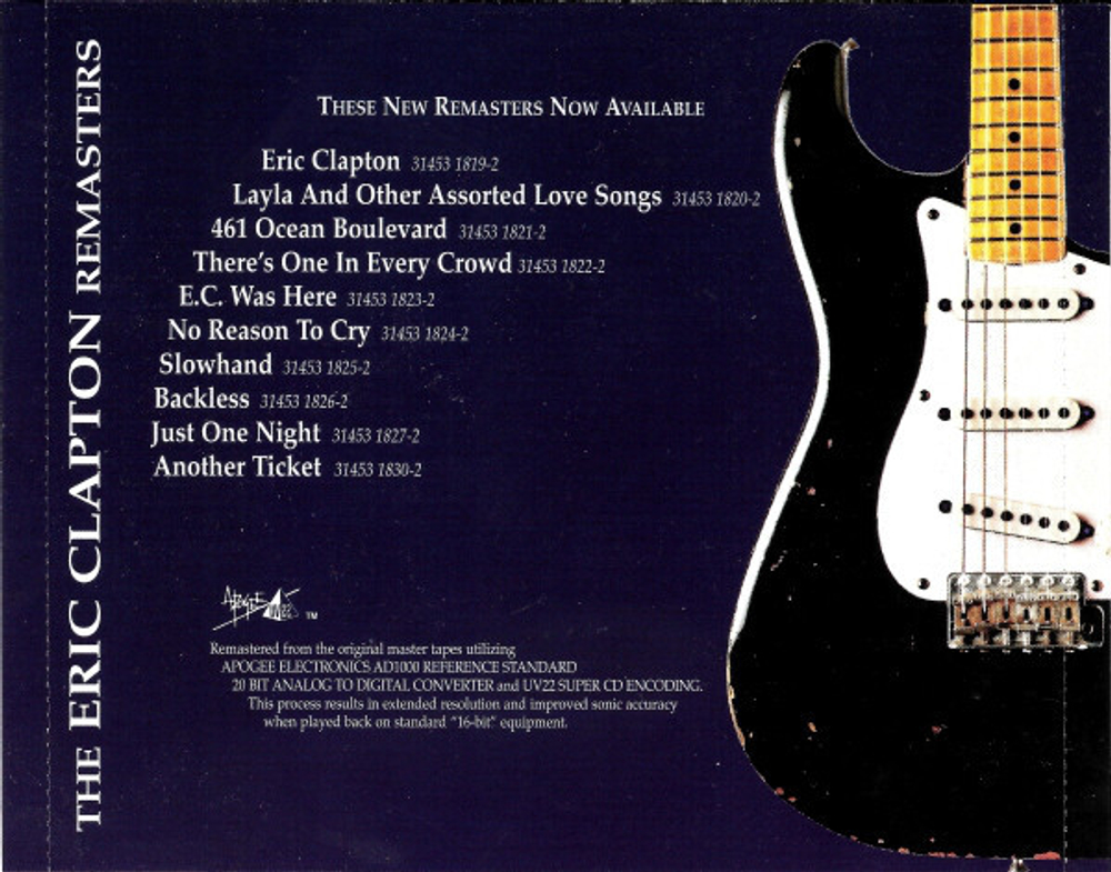 Eric Clapton / No Reason To Cry (CD)
