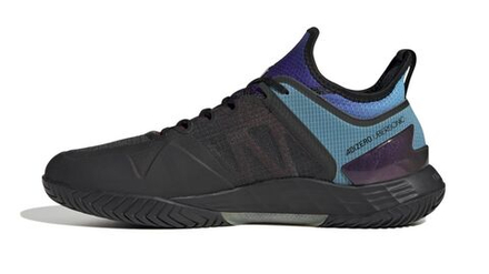 Мужские кроссовки теннисные Adidas Ubersonic 4 M Heat - grey six/blue dawn/core black