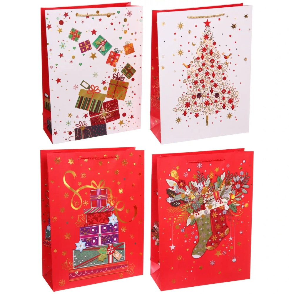 Пакет подарочный «Волшебный год» 31*42*12 см, микс