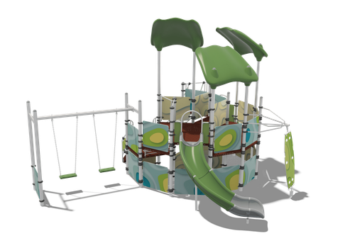 Детский городок Баунти (паттерн Papercut)