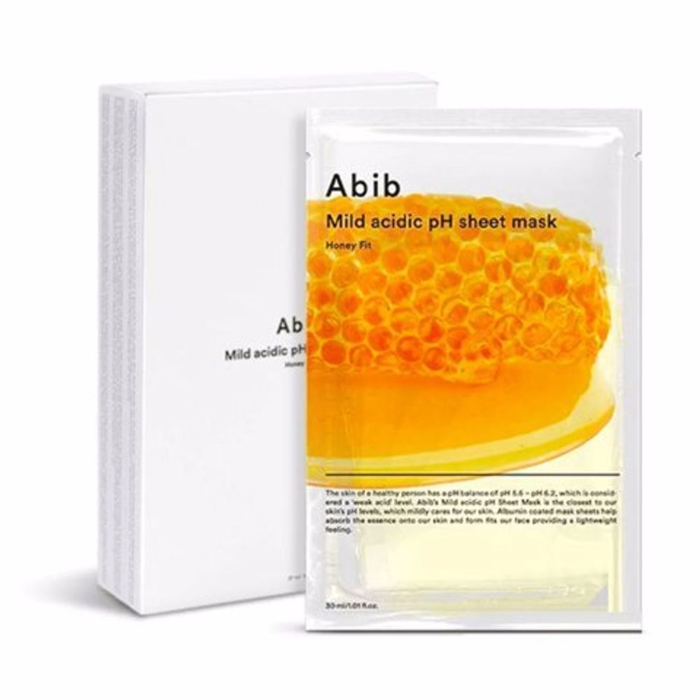 ABIB Mild Acidic Ph Sheet Mask Honey Fit (10ea)
