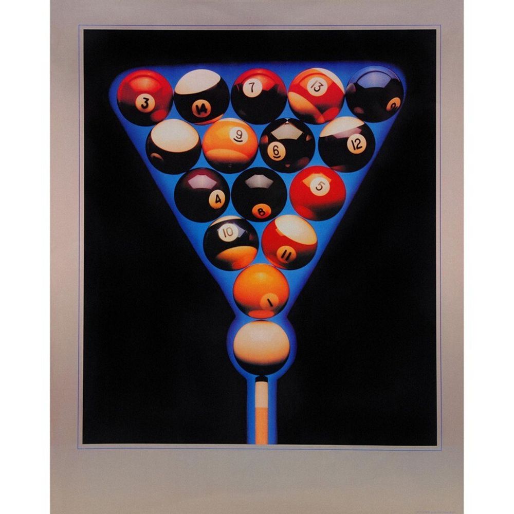 Постер Balls in Blue 76×60см