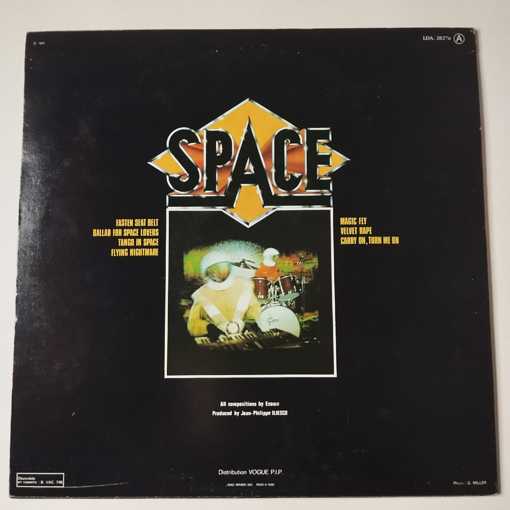 Винтажная виниловая пластинка LP Space Magic Fly (France 1977) Velvet Rape