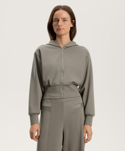 Oysho Куртка с капюшоном, линялый хаки