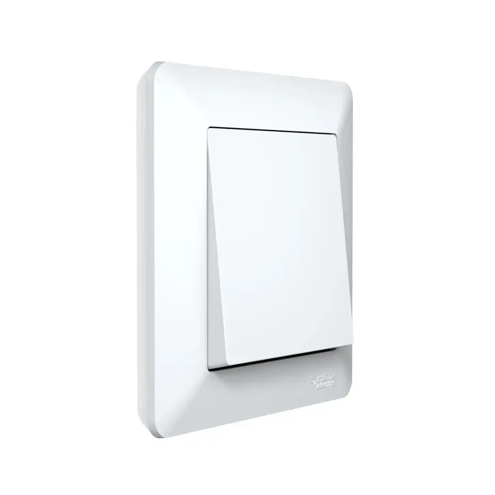 ATLASDESIGN AIR 1-постовая РАМКА, БЕЛЫЙ/дымчатый белый