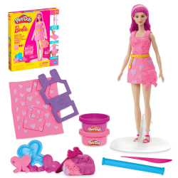 Play-Doh - Ciastolina BARBIE FASHIONISTA Сердечки + кукла G1357