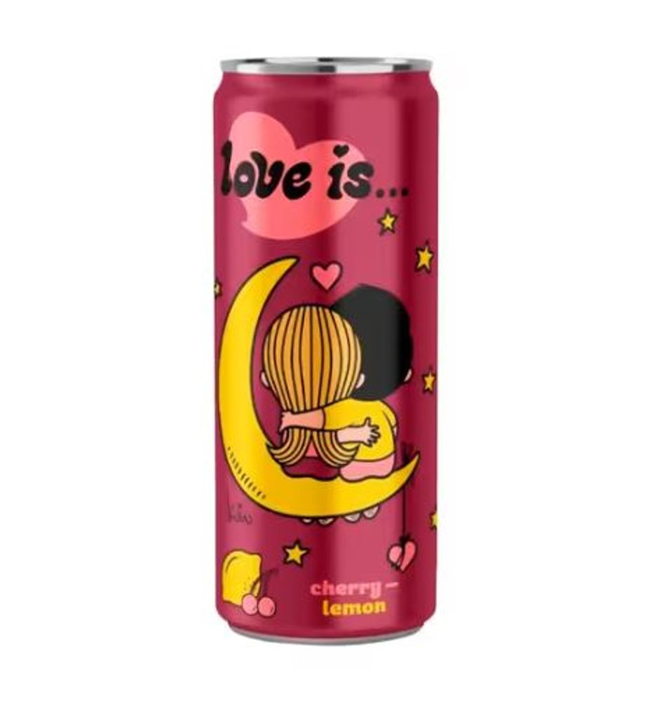 Газ.напиток Love is Вишня-Лимон 330мл