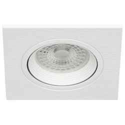 Встраиваемый светильник декоративный ЭРА KL92-1 WH MR16/GU5.3 белый, пластиковый