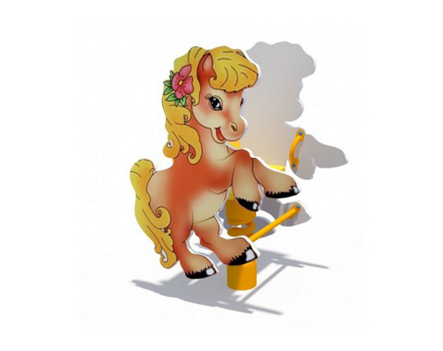 Детские качели на пружине Лошадка