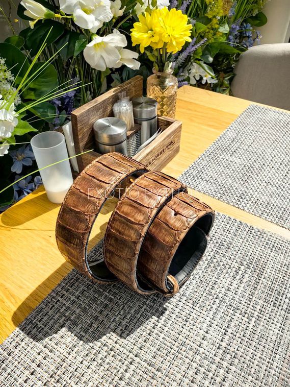 Ремень из кожи питона AC-125