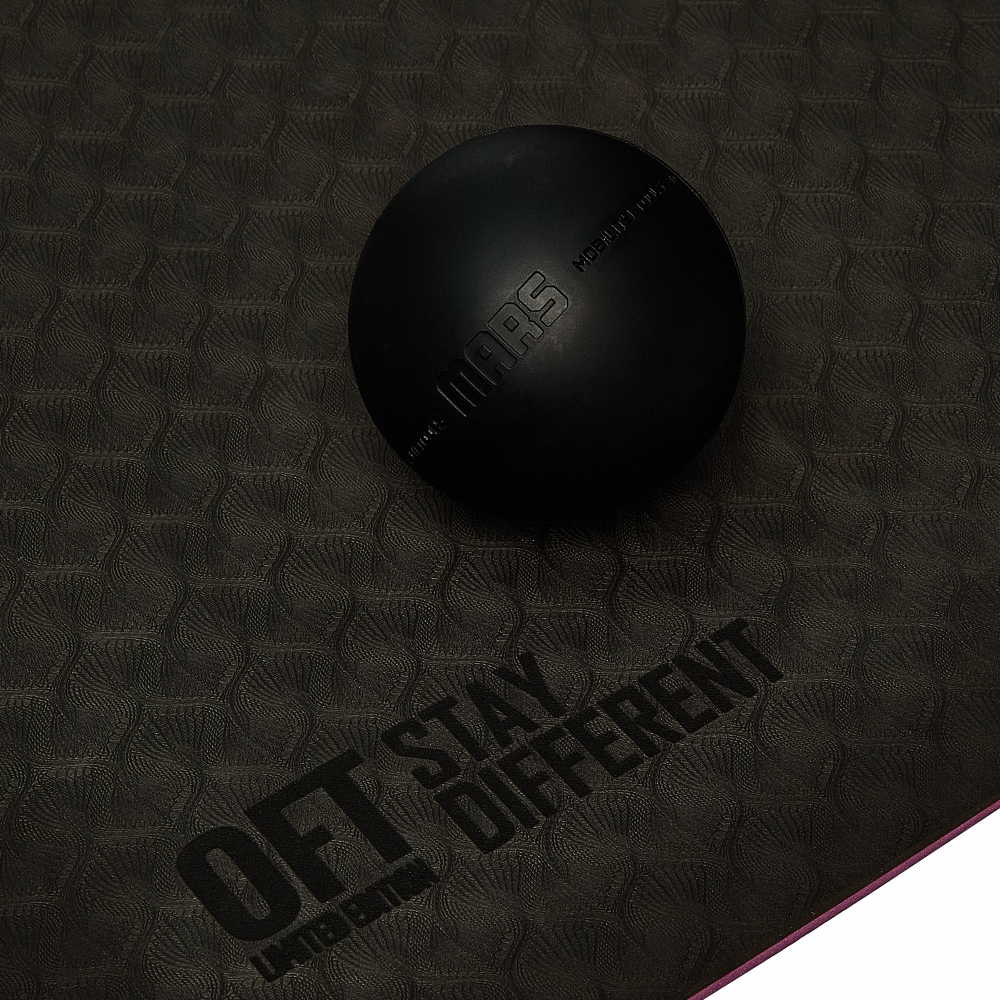 Мяч для МФР 9 см одинарный черный