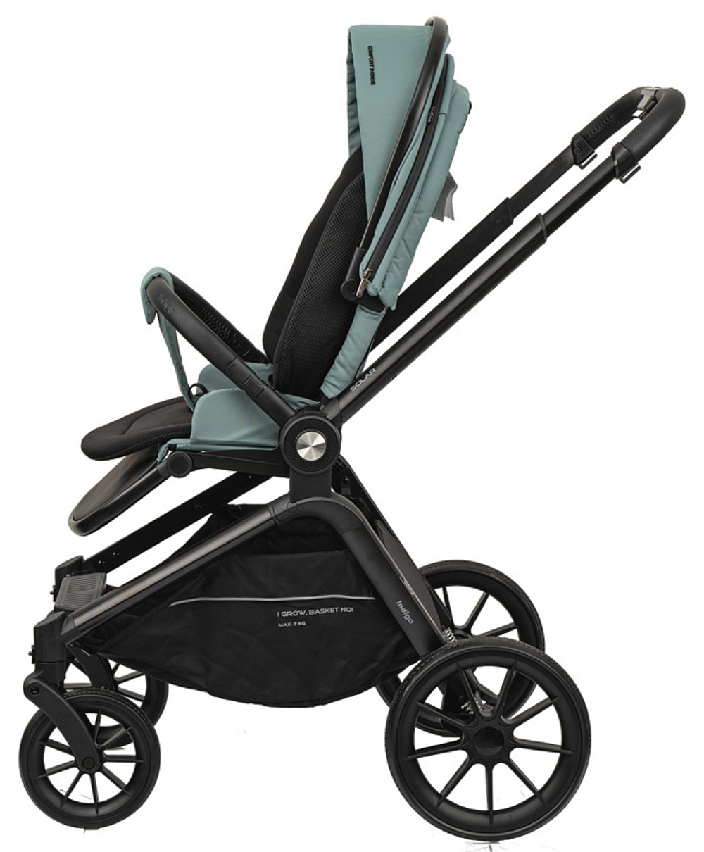 Детская коляска Indigo Solar 3 в 1 зеленый