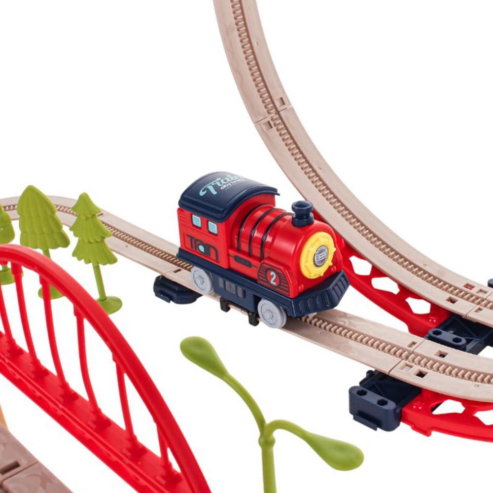 Железная дорога на бат., чемодан 89965