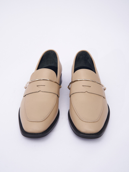 Лоферы кожаные