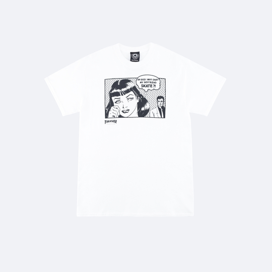 Футболка Thrasher Boyfriend (white)