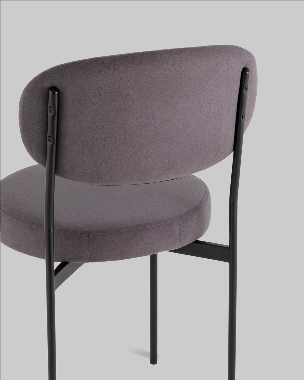 Стул Бриф DD велюр тёмно-серый