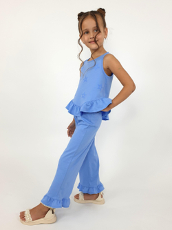 02-147-4 Комплект для девочки (туника+брюки)