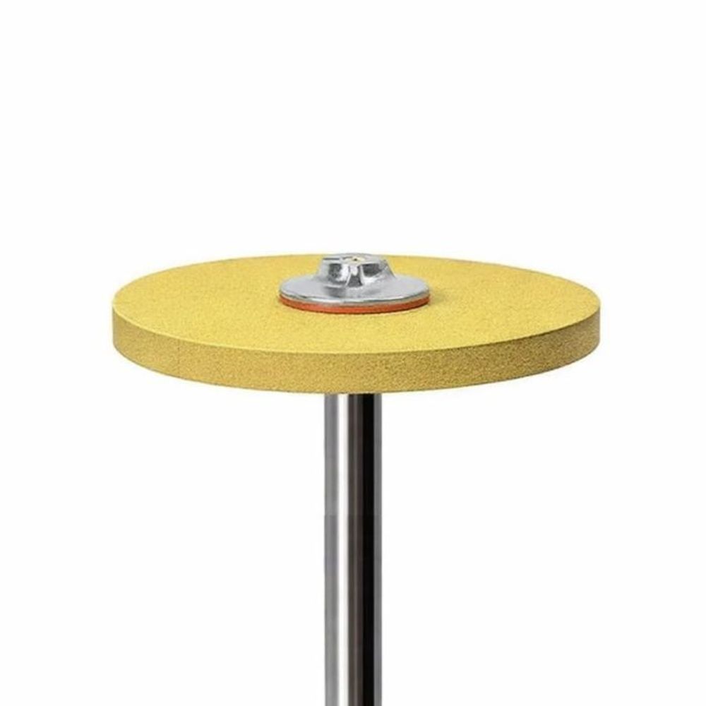 EDENTA 30001HP Полир для керамики CeraGloss HP 104, d 25 мм, цвет желтый, форма колесо EDENTA 30001HP Полир для керамики CeraGloss HP 104, d 25 мм, цвет желтый, форма колесо