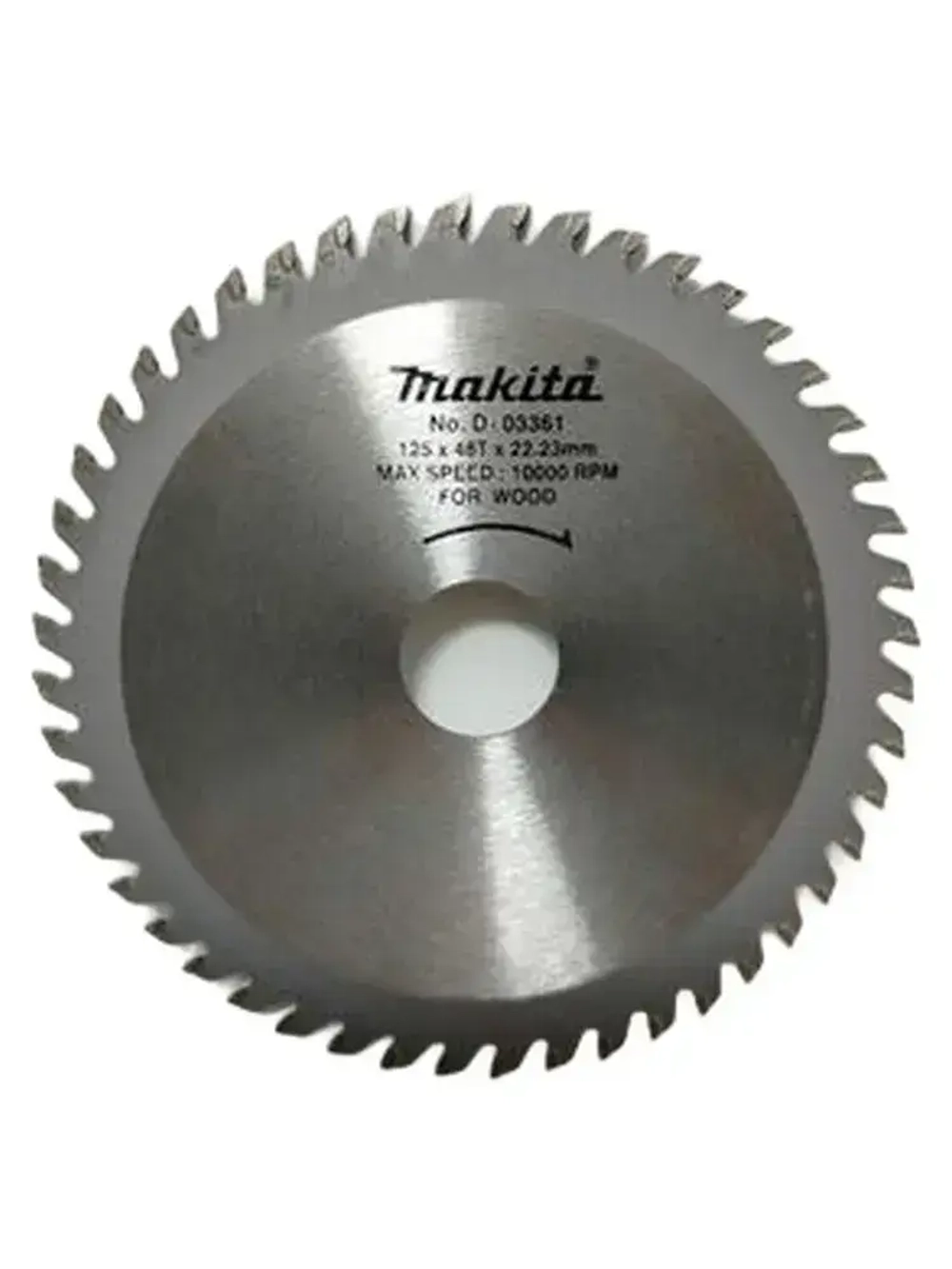 Диск пильный 125x22.23 мм, 48 зуб. MKTA по дереву