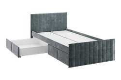 Кровать с ящиком Твикс (велюр) МФ Мебельсон, г. Ижевск