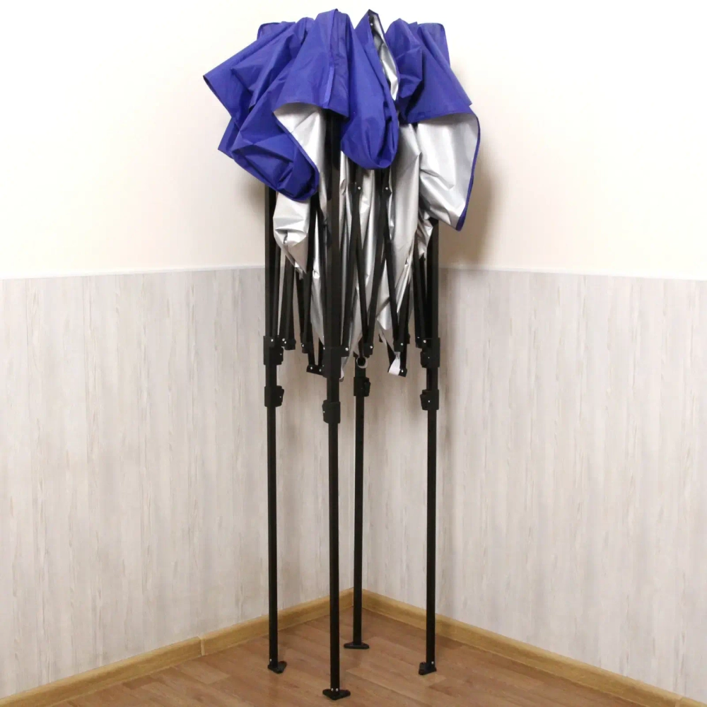 Тент-шатер «Практик» раздвижной в сумке 3*3*2,5м синий