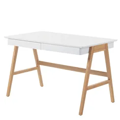 Письменный стол с ящиками Dyana 120x60 см, белый