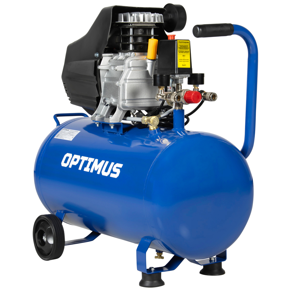 OPT-305030 Компрессор поршневой, 300 л/мин, 2.2 КВт, 220 В, ресивер 50 л