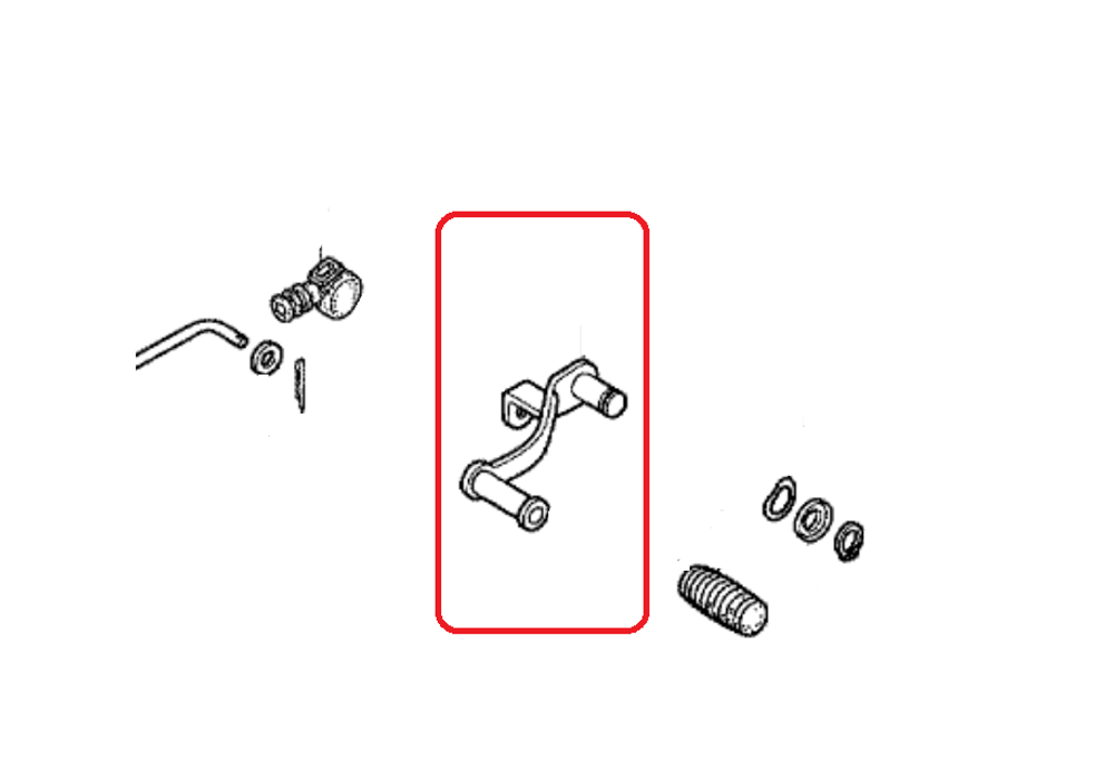 24701-KPP-900. PEDAL COMP., GEAR CHANGE