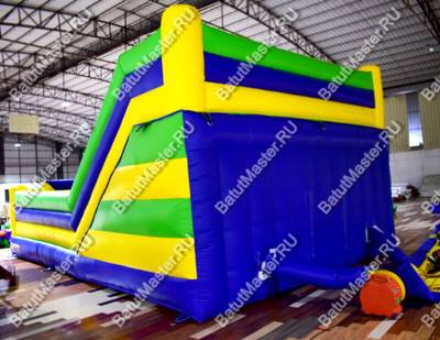 Надувная полоса препятствий "Веселые старты 2" 9*5,5*3,5