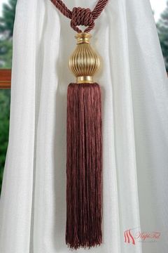 Подхваты-кисти для штор 2шт. терракот