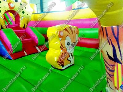 Коммерческий батут "Тигриная страна" 10*6*5 м