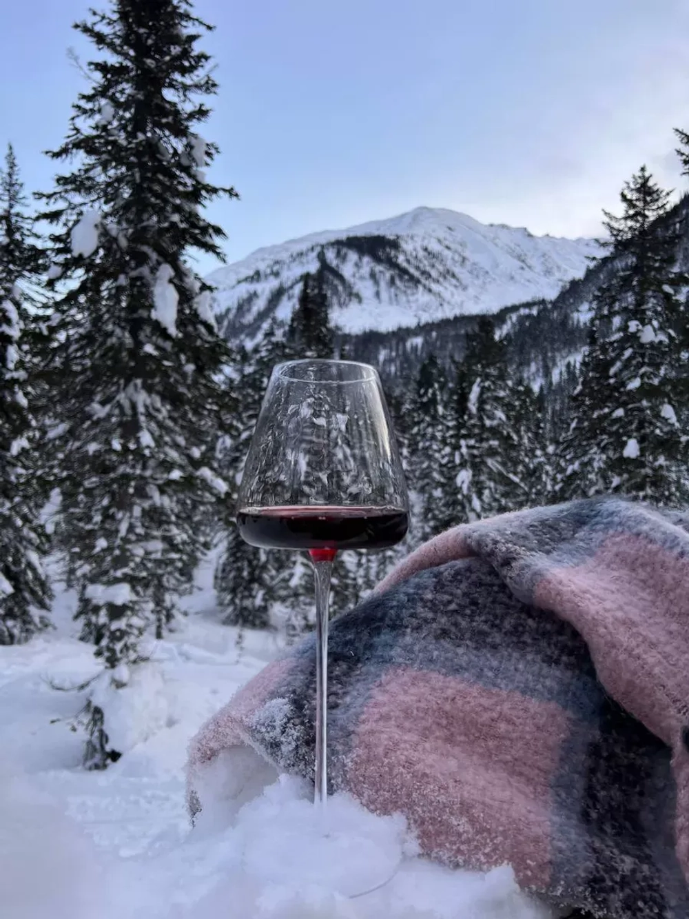 Бокал для вина на длинной ножке, 550 мл, 2 шт