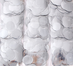 Конфетти 1-1,5см серебро,20гр