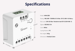 Реле ZigBee SONOFF MINI-ZBD сухой контакт
